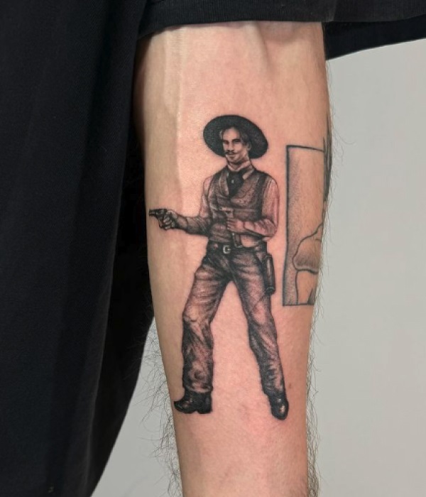 Skull-and-Guns-Doc-Holliday-Tattoo