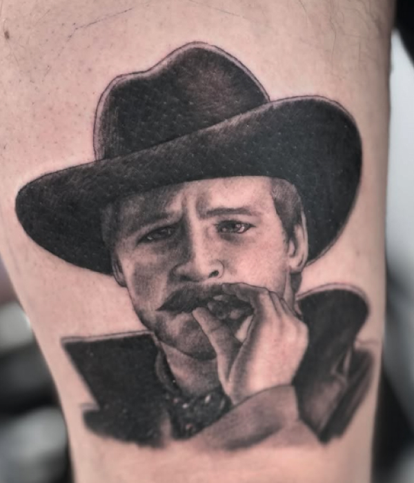 Smoking-Doc-Holliday-Tattoo