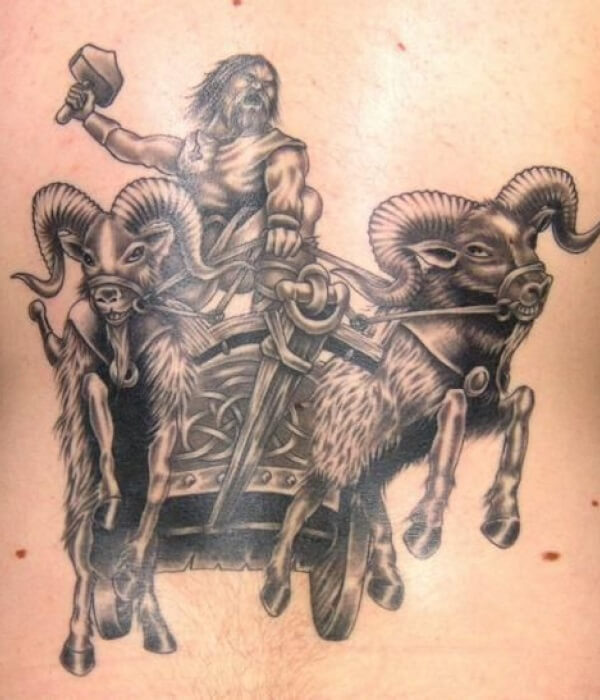 Thor-Riding-in-a-Chariot-with-Goats