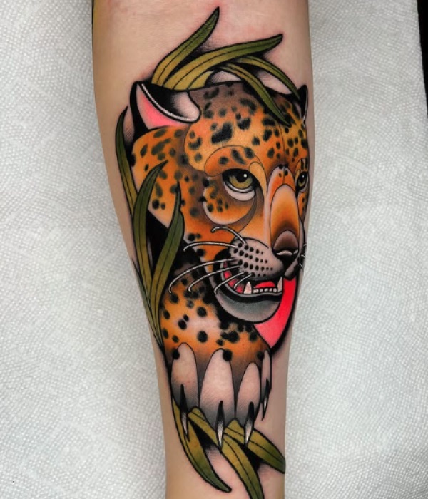 Traditional-Jaguar-Tattoo