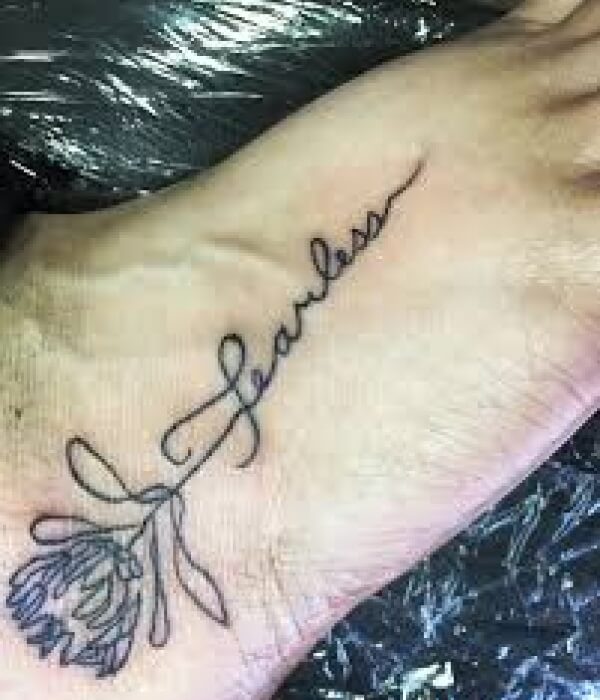 Fearless-Protea-Foot-Tattoo