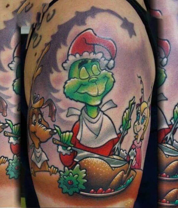 Grinch-Shoulder-Tattoo