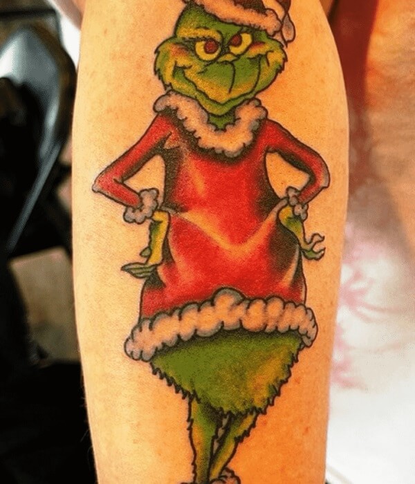 Grinch-Tattoo-on-Arm