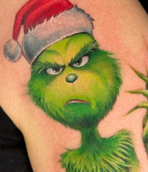 Irritated-Tattoo-of-Grinch