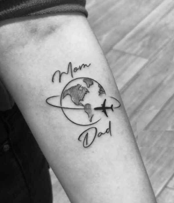 Mom-Dad-Forearm-Tattoo