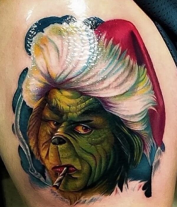 Old-Grinch-Tattoo