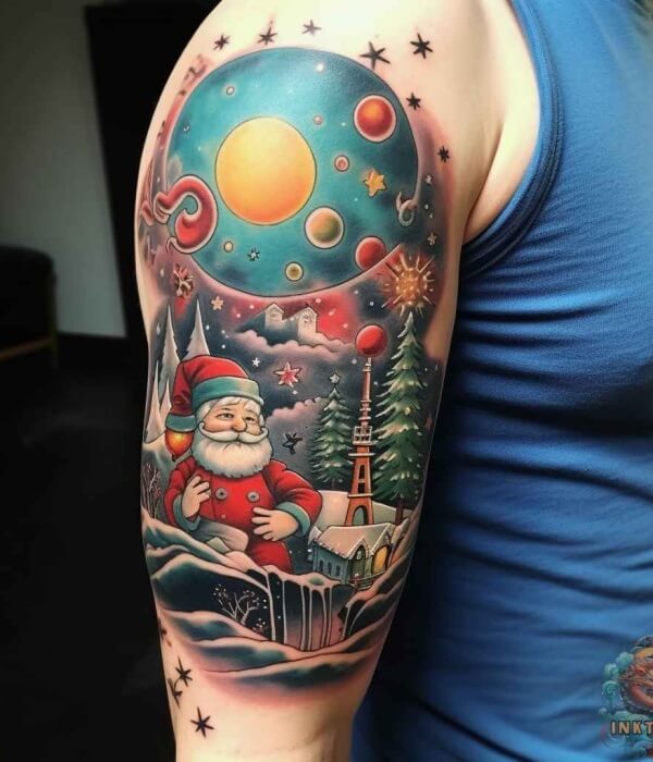 Santa-Claus-Tattoo