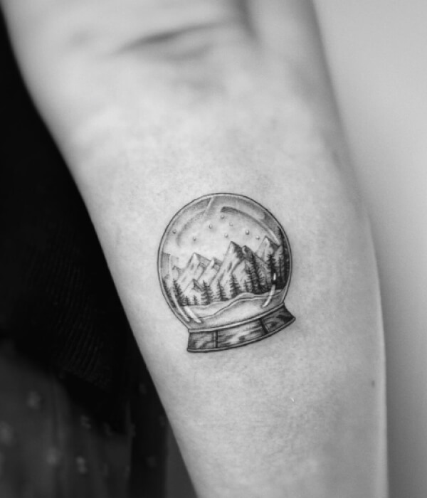 Snow-Globe-Tattoo