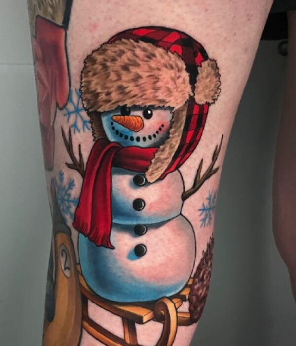 Snowman-Tattoo