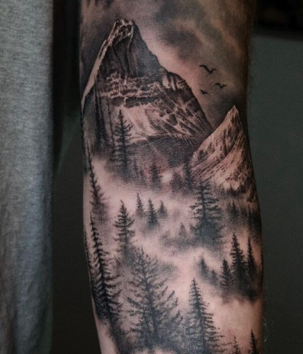 Snowy-Forest-Tattoo