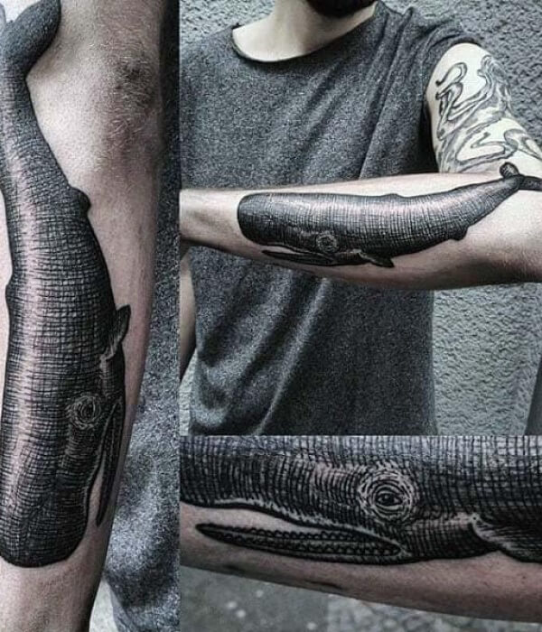 Woodcut-Forearm-Tattoo