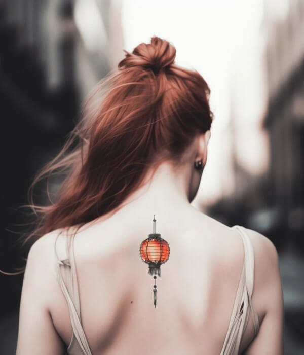 Chinese Lantern Tattoo