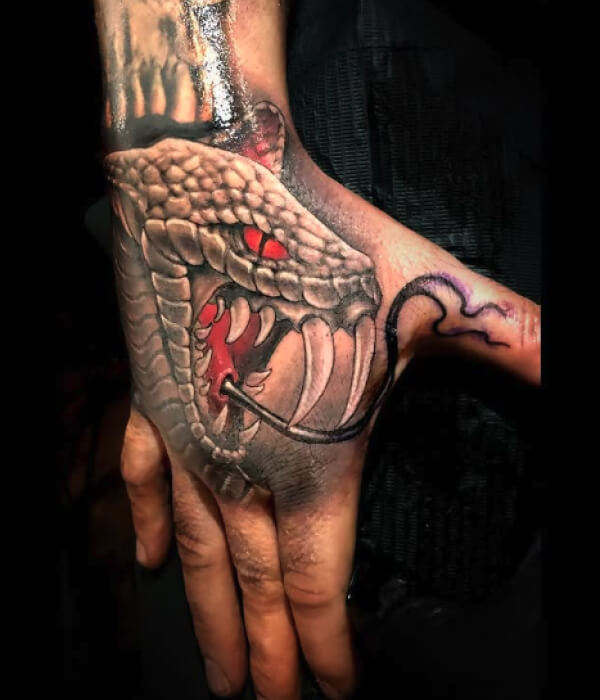 Cobra-Tattoo-on-Hand