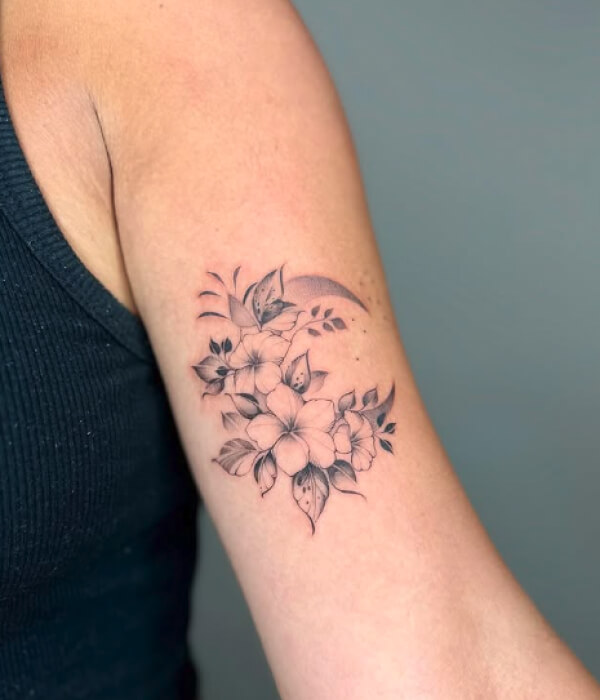 Freehand-Plumeria-Tattoo