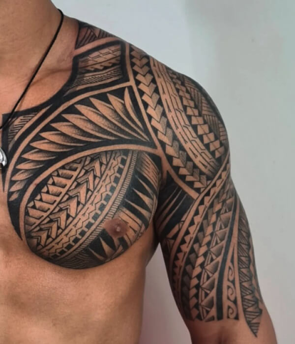 Haida-Tribal-Shoulder-Tattoo