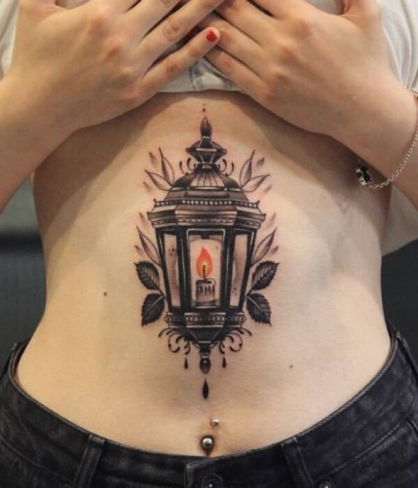 Lantern Stomach Tattoos