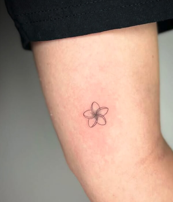 Plumeria-Tattoo-Simple-Design