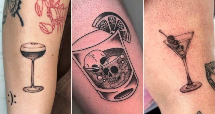 12 Amazing Cocktail Tattoo Designs