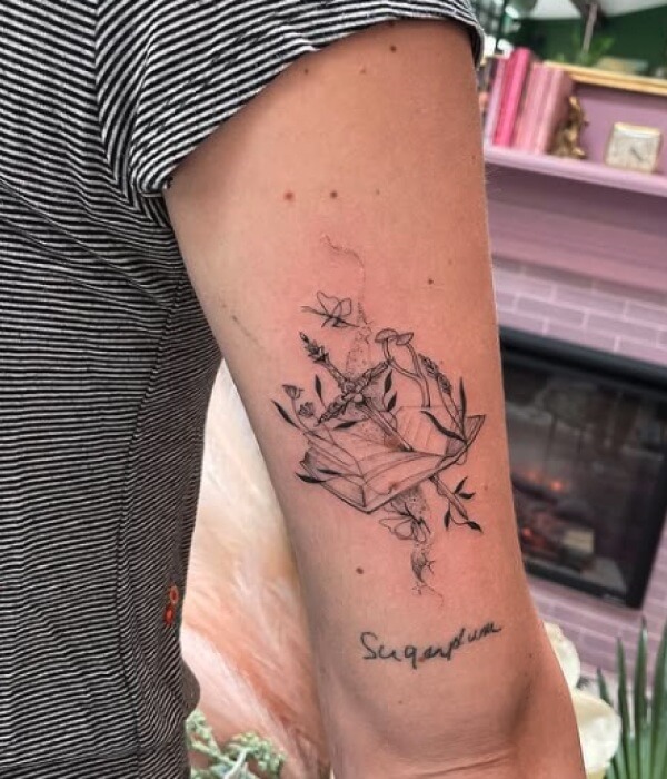 Fall into a Story Book Tattoo