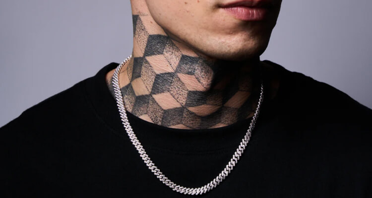 Tattoos and Cuban link diamond chains